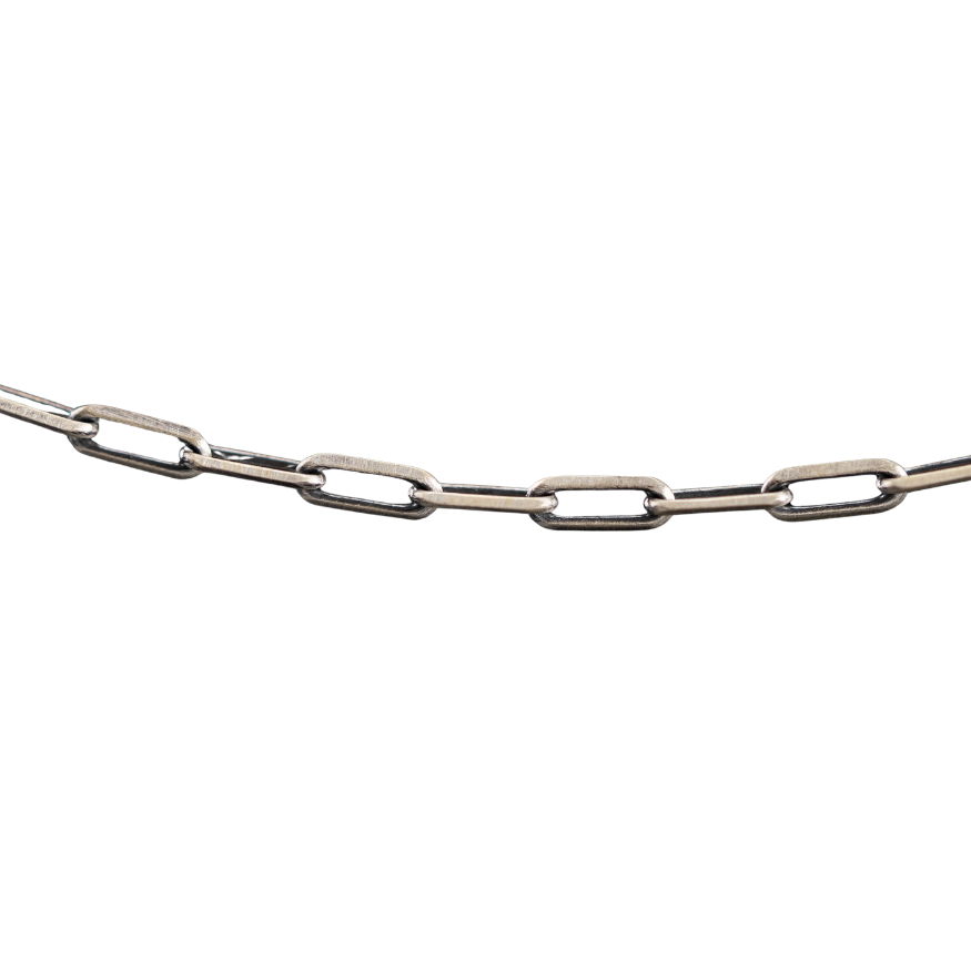 Paper Clip Chain  Necklace  Charmora Jewelry