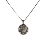 Celtic Knotwork Medallion Necklace  Necklace  Charmora Jewelry