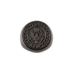 US Army Eagle Crest Relief Motif Signet Ring  Ring  Charmora Jewelry