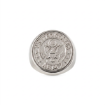 US Army Eagle Crest Relief Motif Signet Ring  Ring  Charmora Jewelry