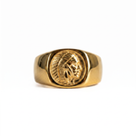 Figurative Native Heritage Feathered Ring  Ring  Charmora Jewelry