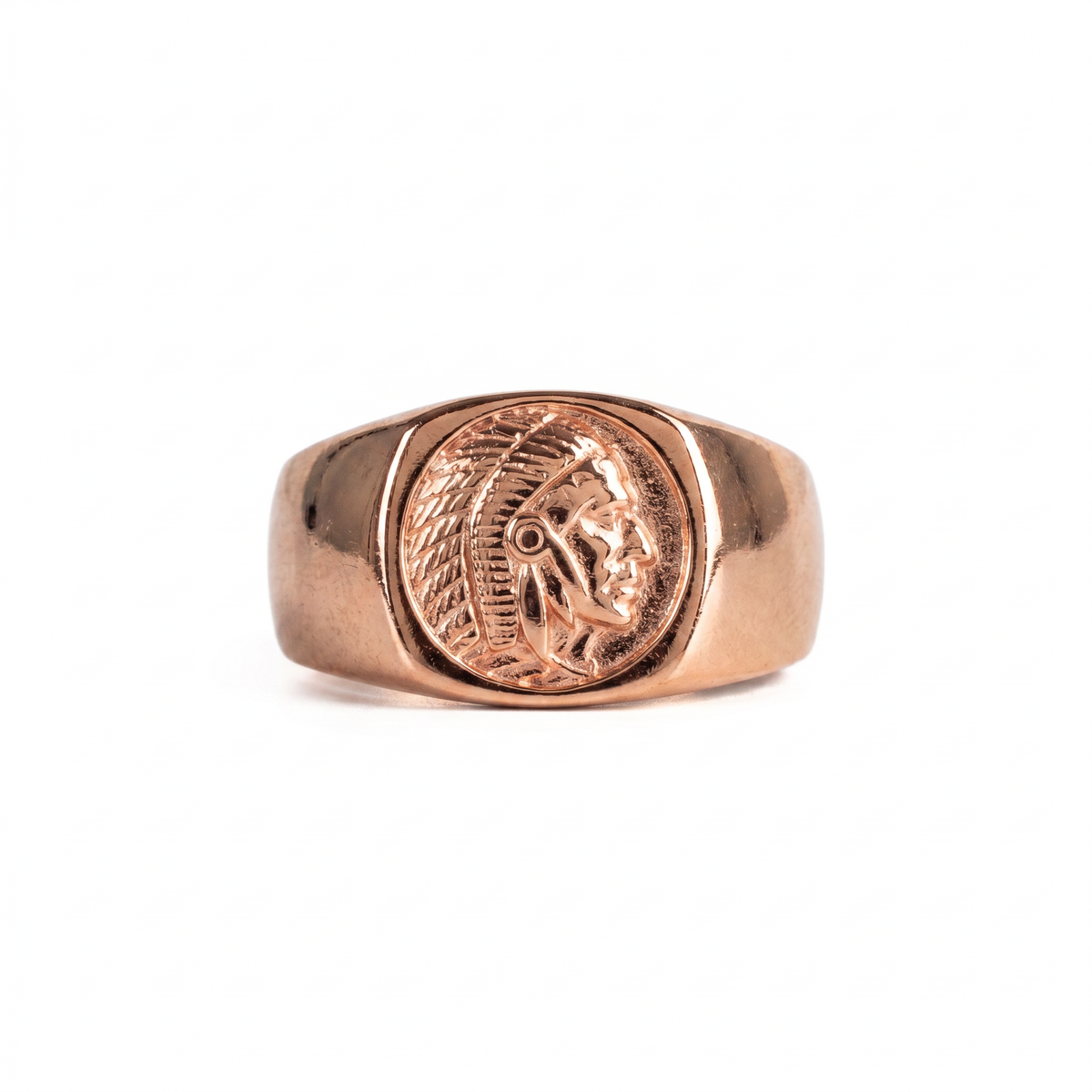 Figurative Native Heritage Feathered Ring  Ring  Charmora Jewelry