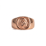 Figurative Native Heritage Feathered Ring  Ring  Charmora Jewelry