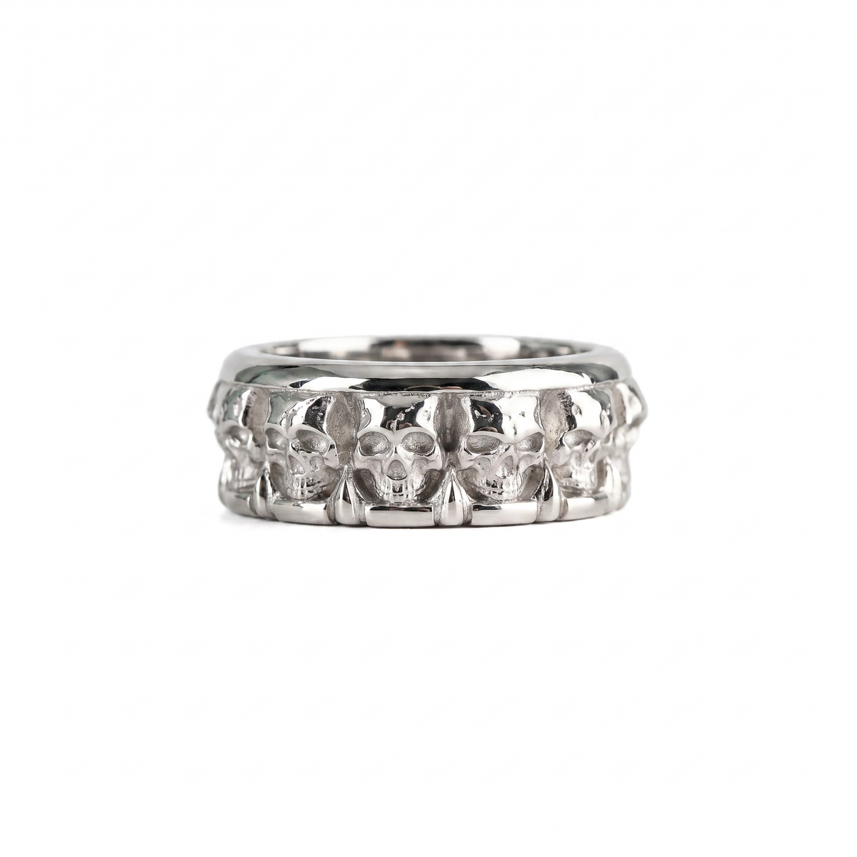 Figurative Skeletal Motif Ring  Ring  Charmora Jewelry