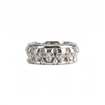Figurative Skeletal Motif Ring  Ring  Charmora Jewelry
