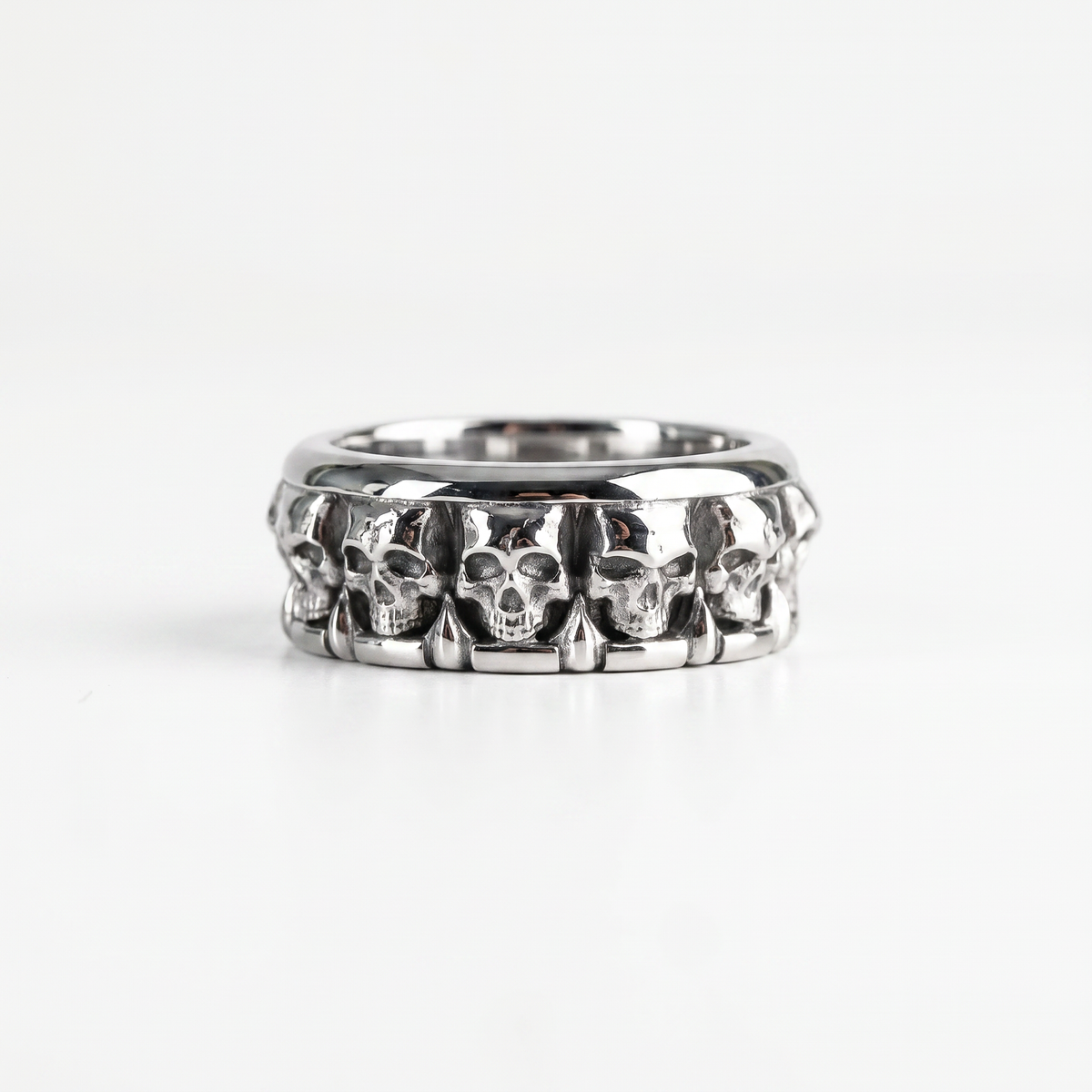 Figurative Skeletal Motif Ring  Ring  Charmora Jewelry