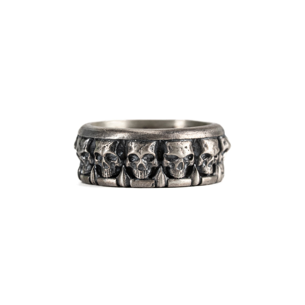 Figurative Skeletal Motif Ring  Ring  Charmora Jewelry