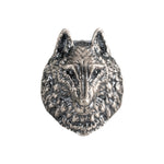 Wolf Head Relief Motif Signet Ring  Ring  Charmora Jewelry
