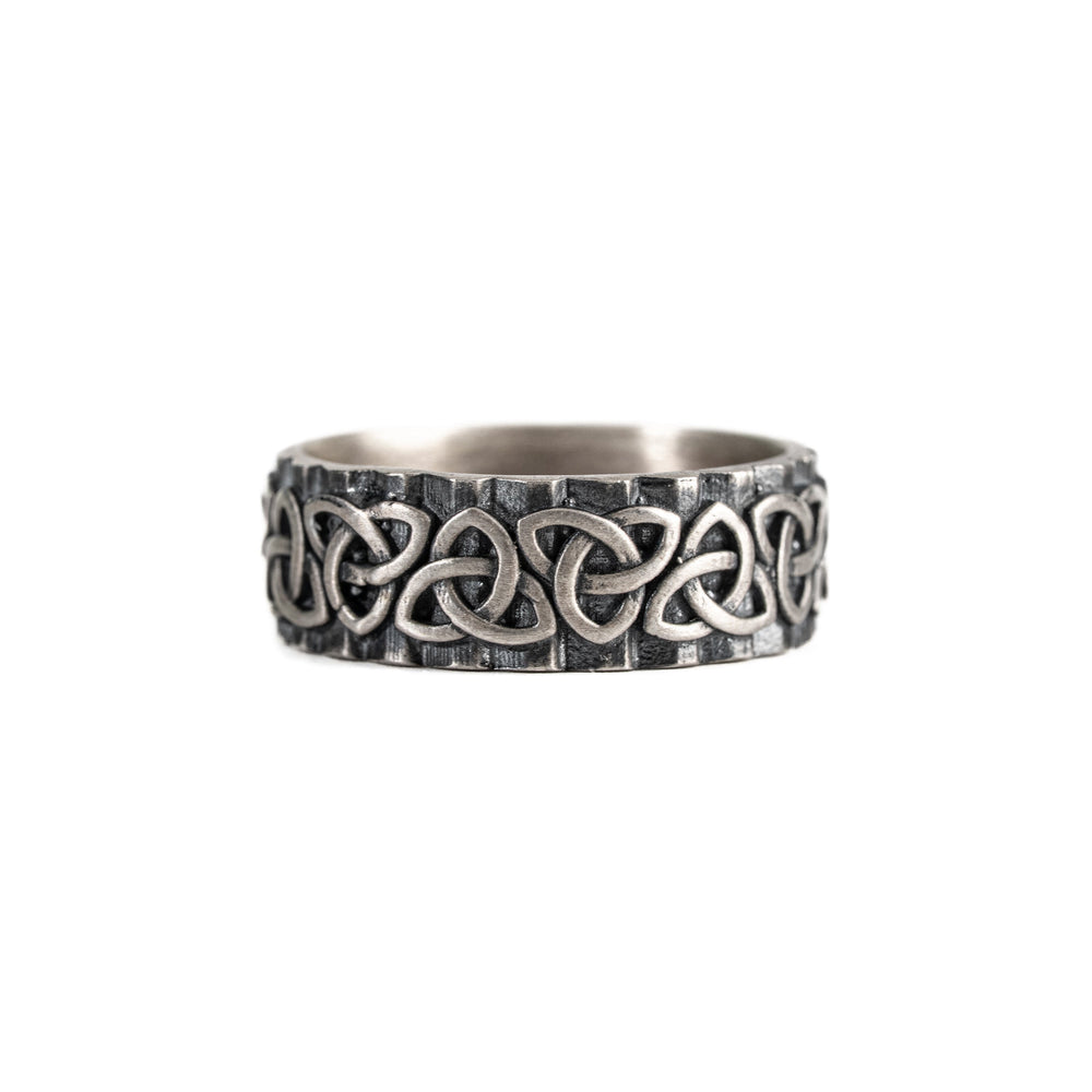 Triquetra Celtic Knot Motif Ring  Ring  Charmora Jewelry