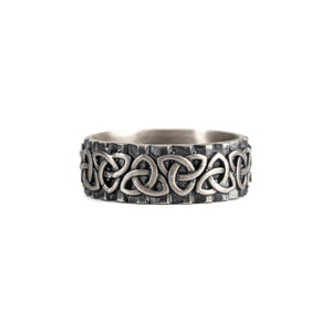 Triquetra Celtic Knot Motif Ring  Ring  Charmora Jewelry