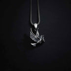Sterling Silver Dove Necklace: Handmade Peace Symbol Pendant