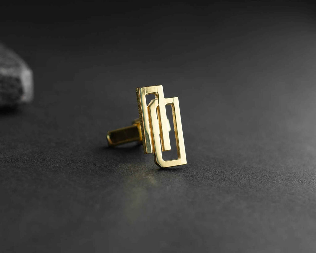 Sterling Silver Initials Cufflinks, Personalized Wedding Gift