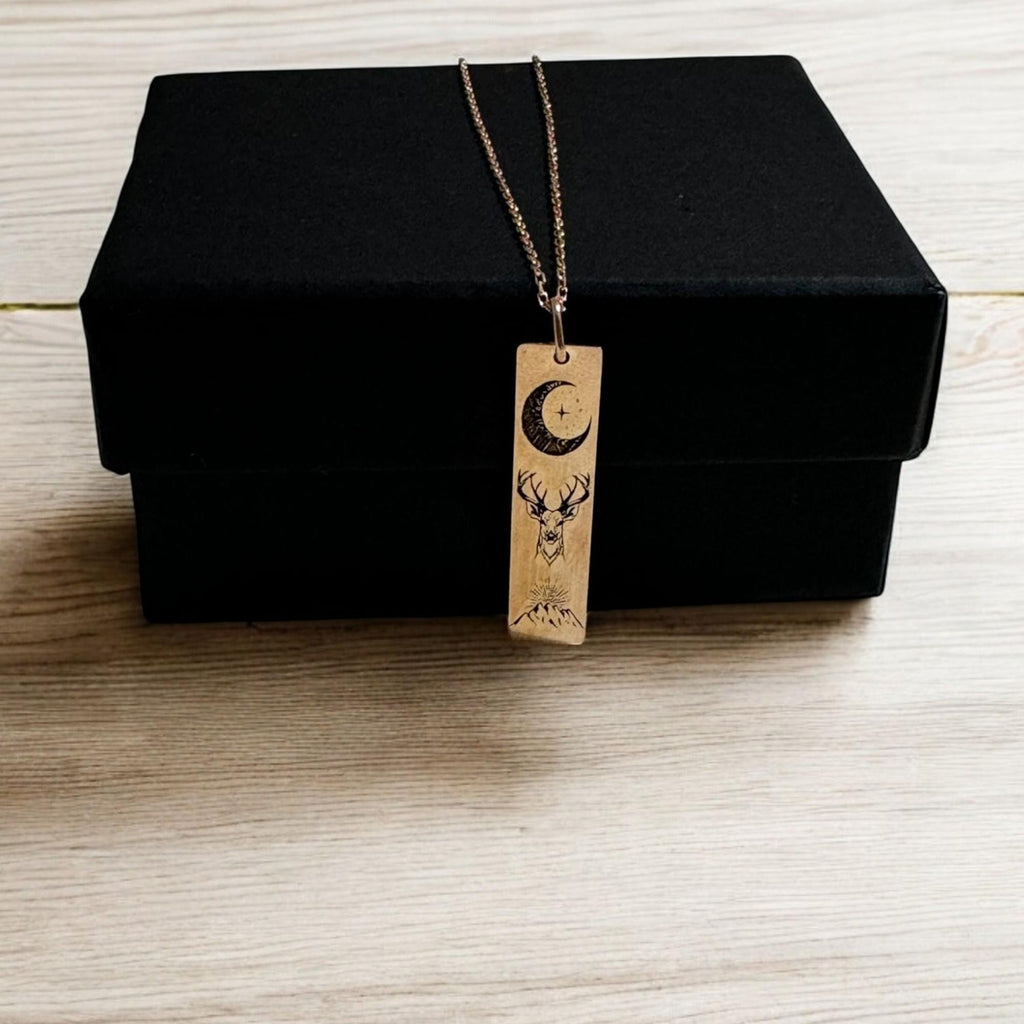 Night Court Velaris Sterling Silver Necklace: Bookish Mountain Pendant