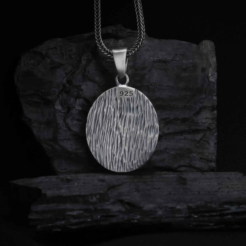 Sterling Silver Jesus Christ Necklace: Religious Christian Pendant