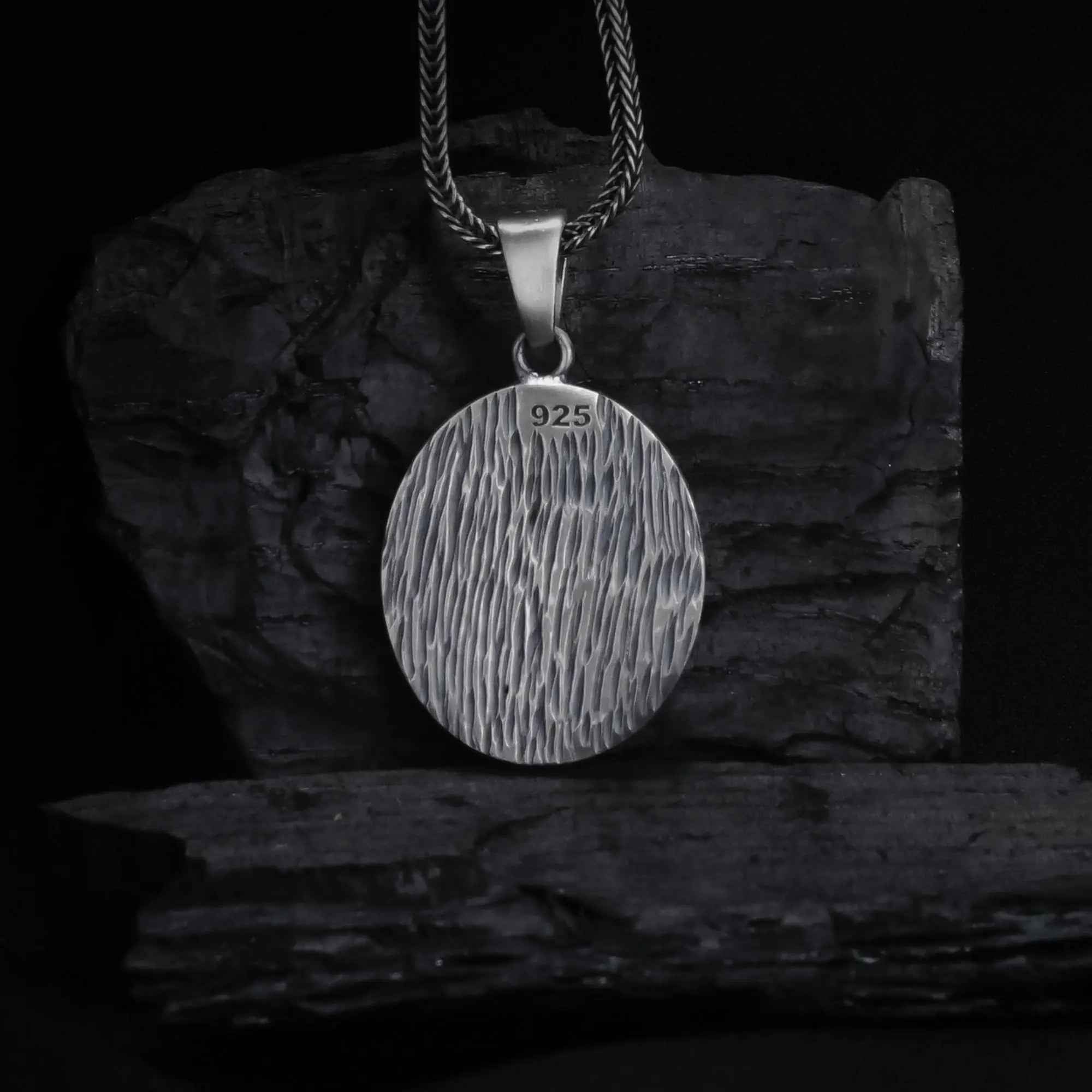 Sterling Silver Jesus Christ Necklace: Religious Christian Pendant