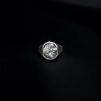 Silver Hercules Nemean Lion Greek Gods Ring, Men's Ancient Greek Mythology Jewelry, Mythological Gift   Charmora Jewelry