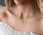 Custom Dog Name Necklace: Sterling Silver Pet Memorial Jewelry