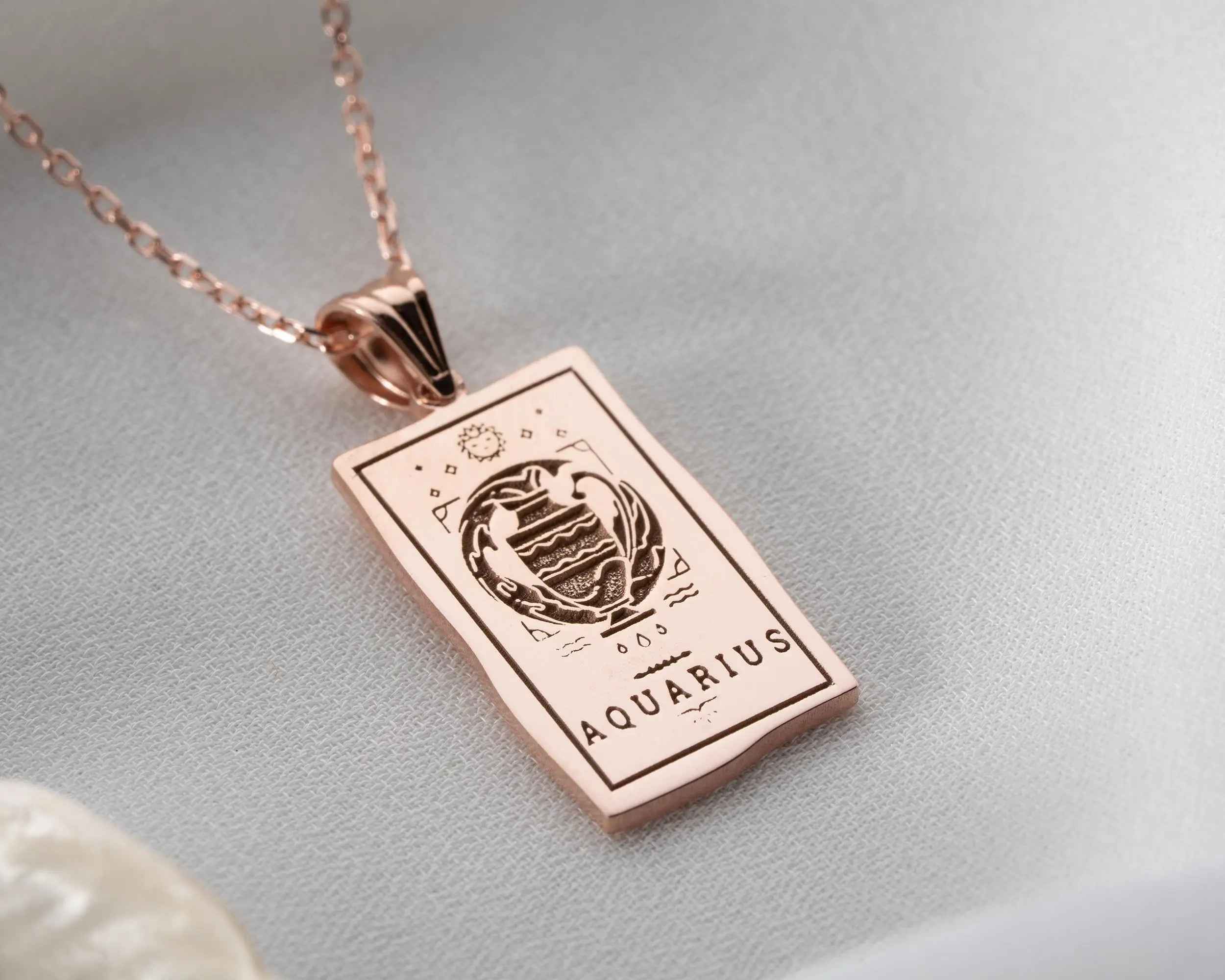 Sterling Silver Zodiac Sign Necklace: Personalized Horoscope Pendant