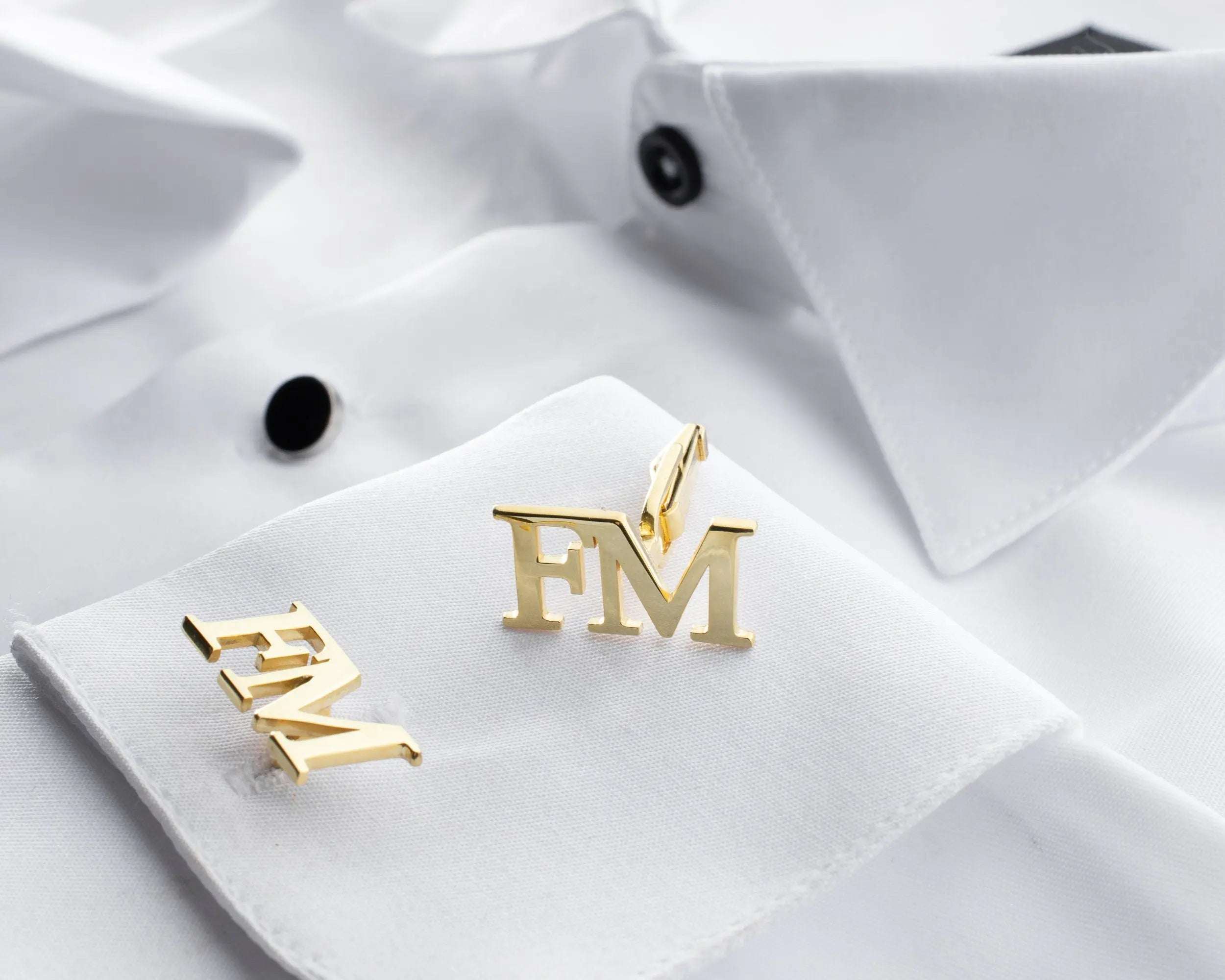 Personalized Sterling Silver Cufflinks: Wedding, Groomsmen Gift   Charmora Jewelry