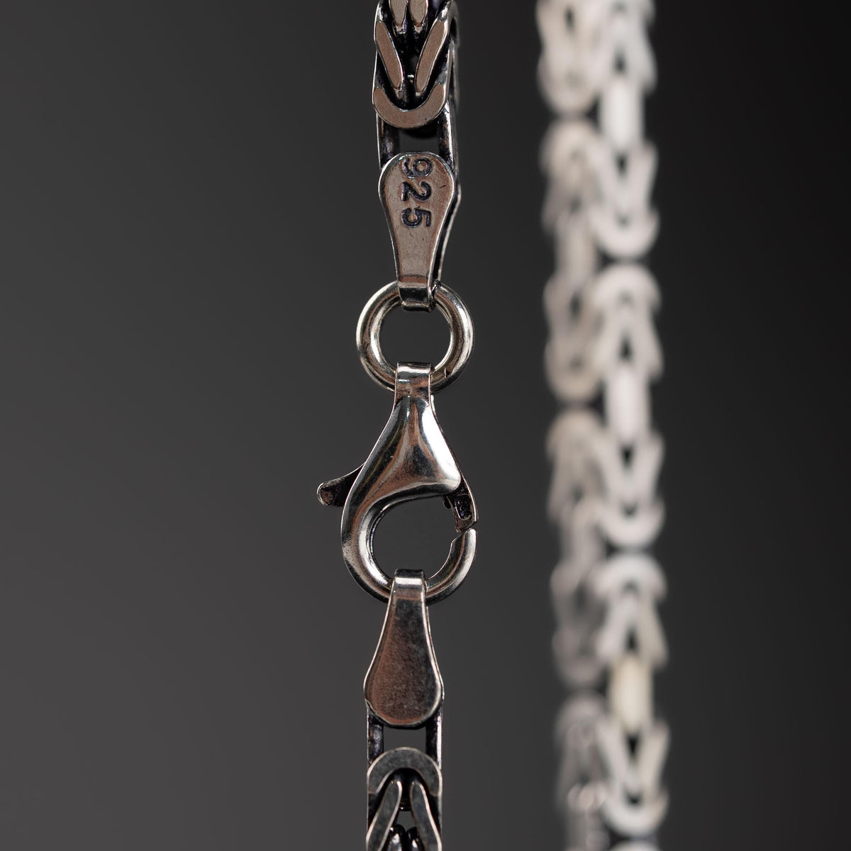 Byzantine Square Chain  Necklace  Charmora Jewelry