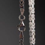 Byzantine Square Chain  Necklace  Charmora Jewelry