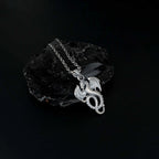 Sterling Silver Winged Dragon Necklace - Mens Pendant Jewelry   Charmora Jewelry