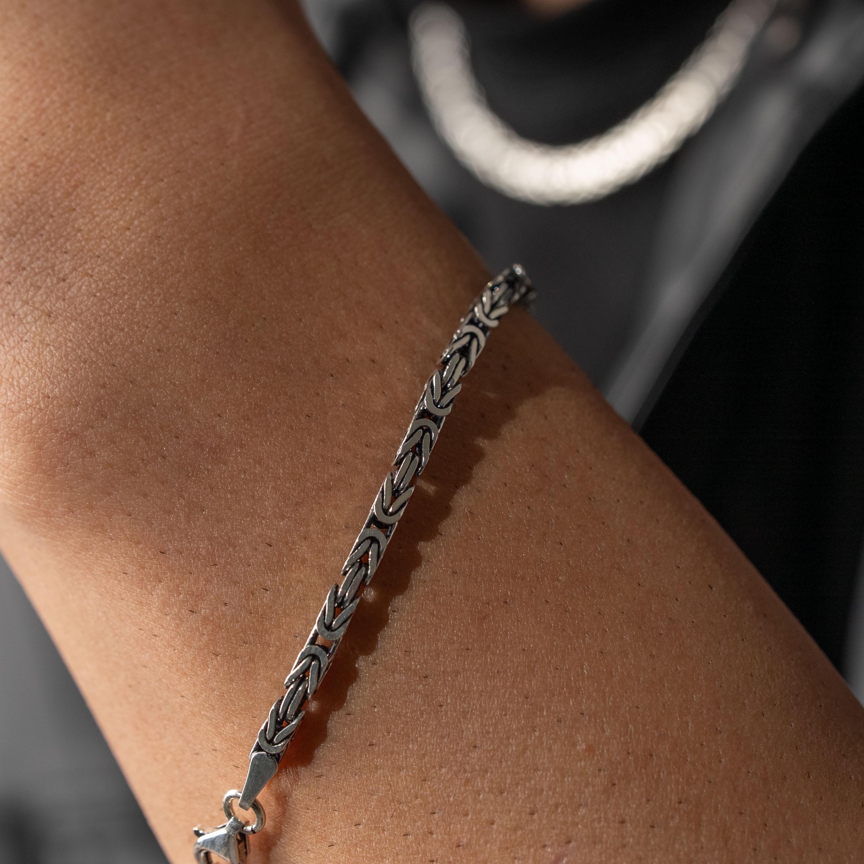 Byzantine King Link Bracelet  Bracelet  Charmora Jewelry