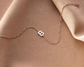 Sterling Silver Initial Bracelet: Personalized Letter Jewelry