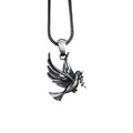 Sterling Silver Dove Necklace: Handmade Peace Symbol Pendant   Charmora Jewelry