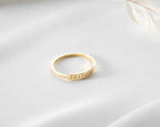 Sterling Silver Custom Name Ring: Personalized Engraved Gift