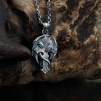 925 Silver Dragon Cross Necklace | Handmade Gothic Faith Men Jewelry