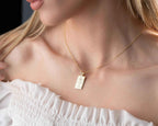Sterling Silver Zodiac Sign Necklace: Personalized Horoscope Pendant