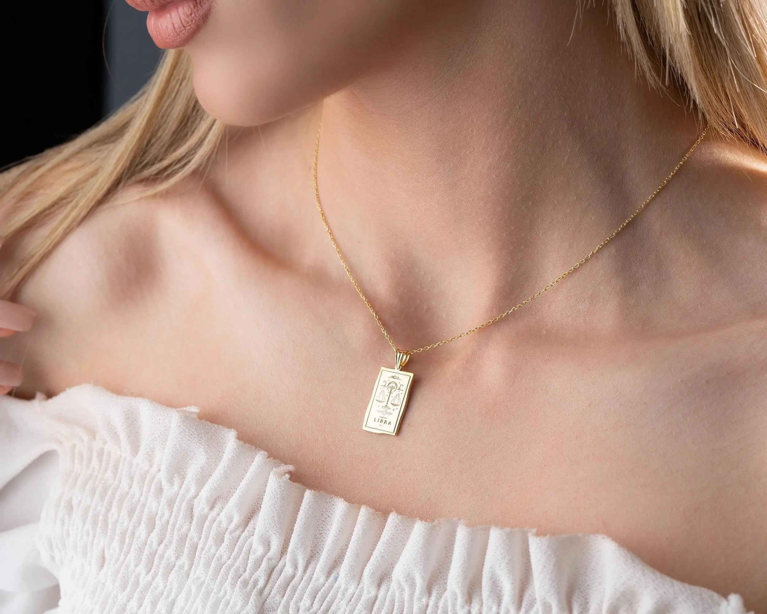Sterling Silver Zodiac Sign Necklace: Personalized Horoscope Pendant