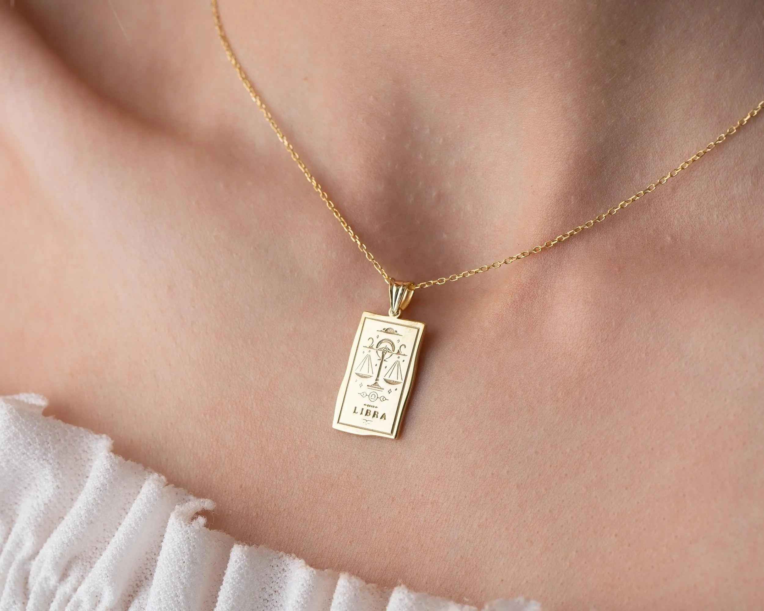 Sterling Silver Zodiac Sign Necklace: Personalized Horoscope Pendant