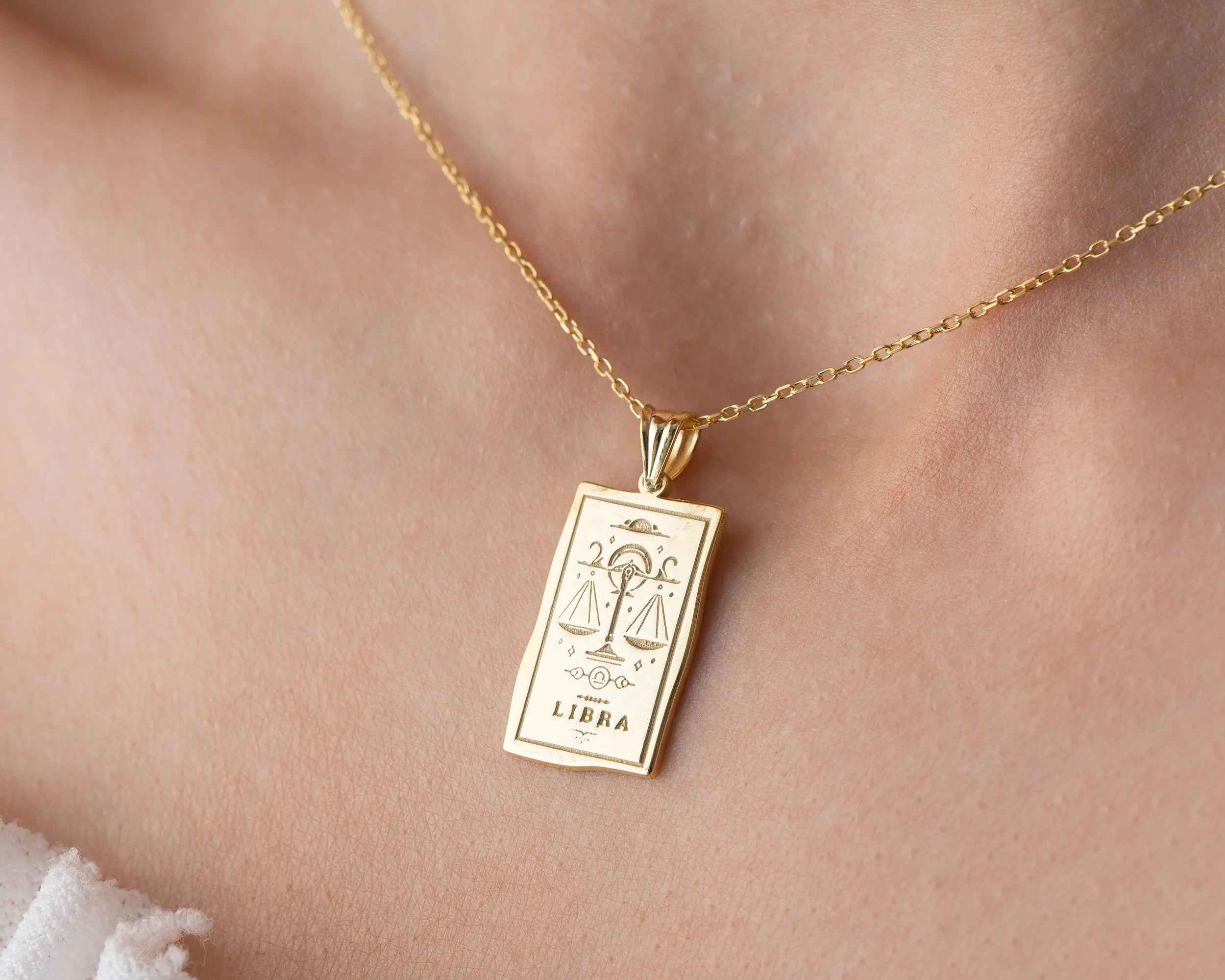 Sterling Silver Zodiac Sign Necklace: Personalized Horoscope Pendant