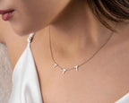 Personalized Sterling Silver Number Necklace - Angel Number Pendant