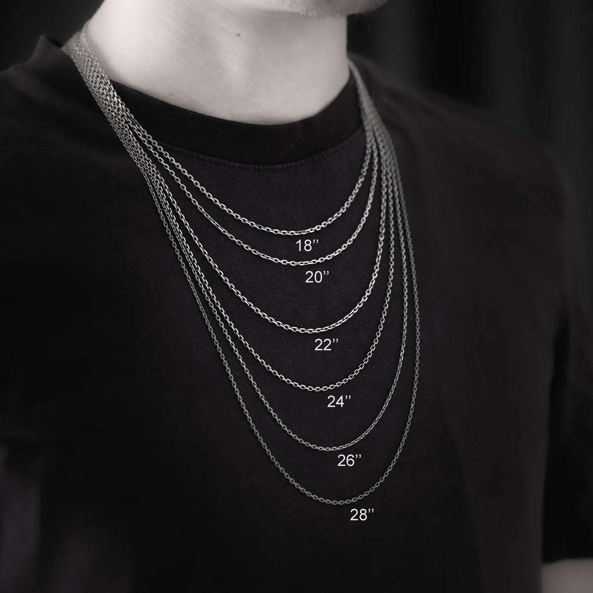 Ball Chain  Necklace  Charmora Jewelry