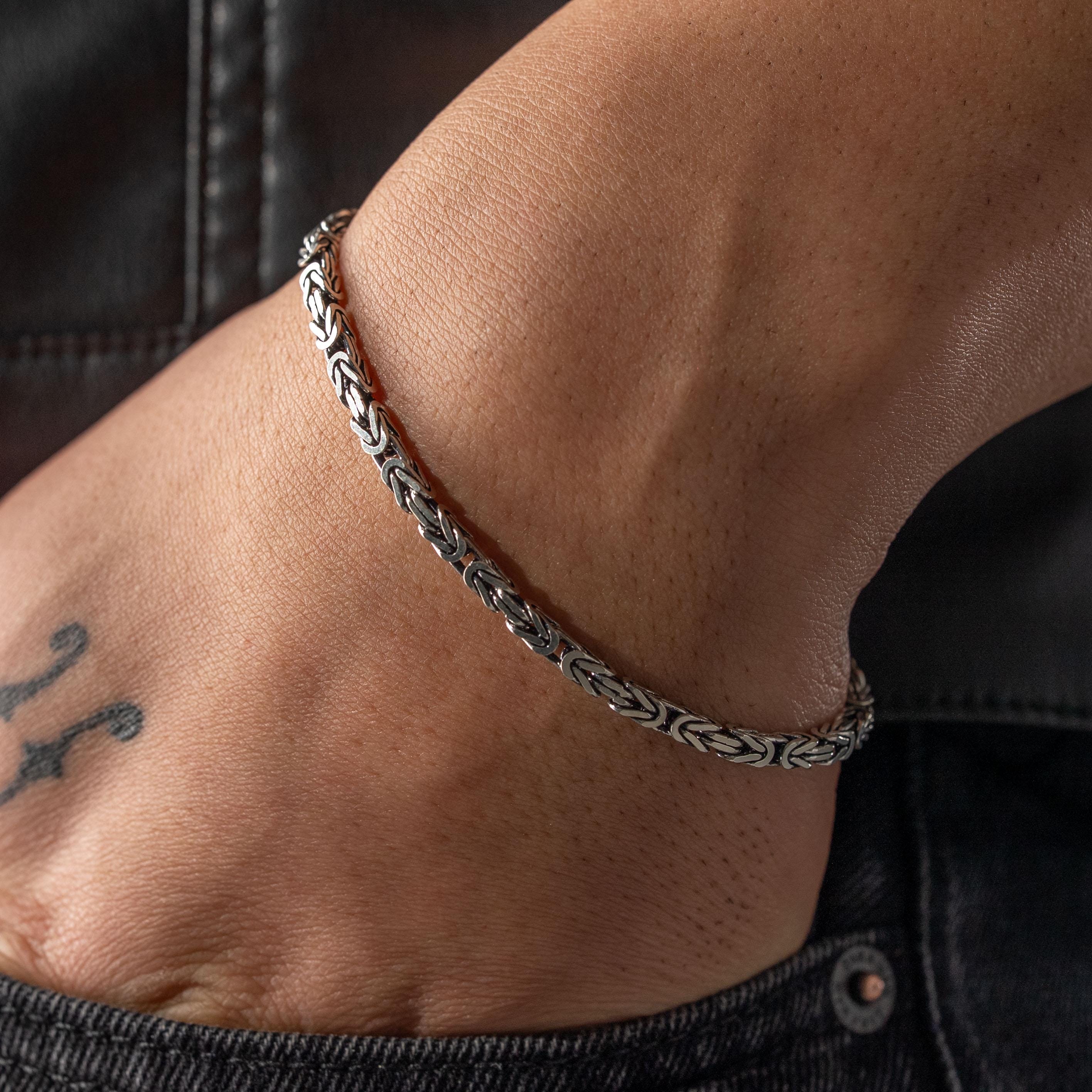 Byzantine King Link Bracelet  Bracelet  Charmora Jewelry