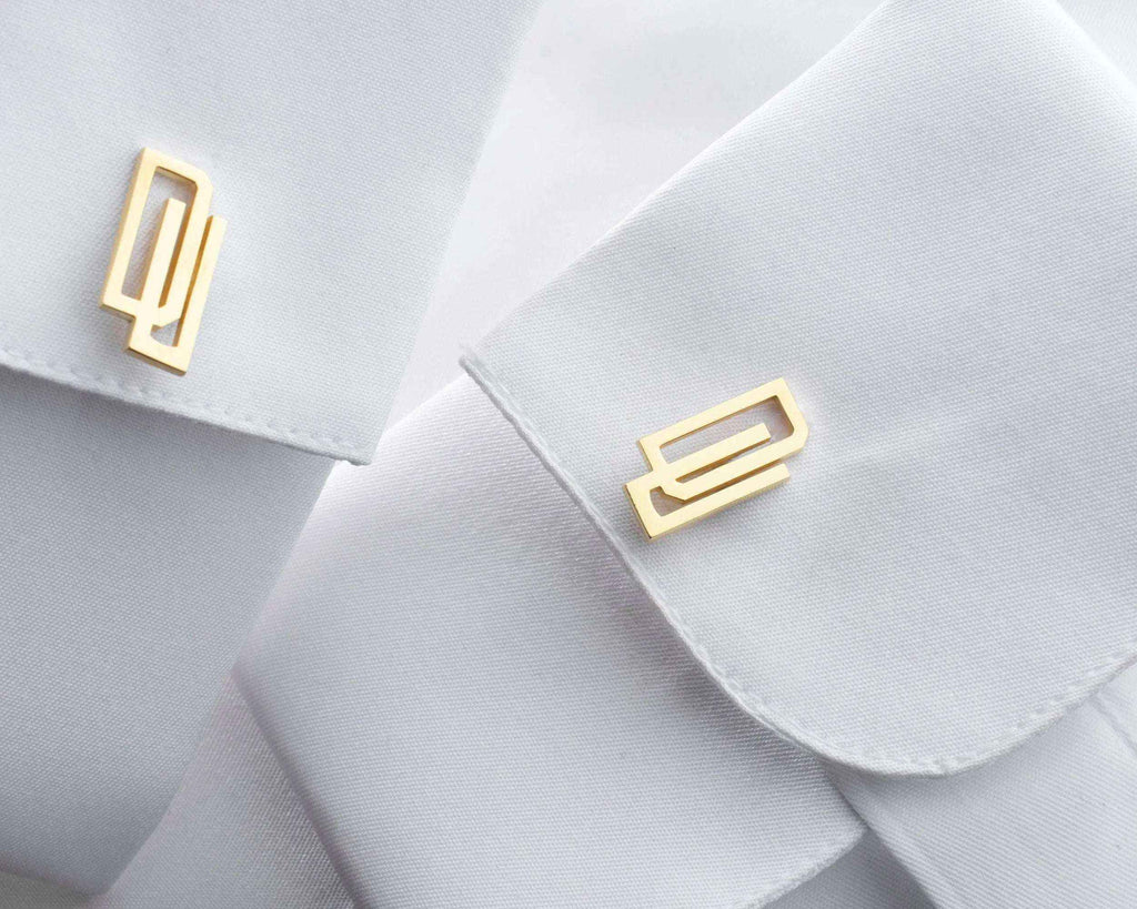 Sterling Silver Initials Cufflinks, Personalized Wedding Gift