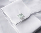 Personalized Football Cufflinks: Engraved Sterling Silver Soccer Gift