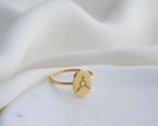 Solid Gold Transgender Symbol Ring: LGBTQ Pride Jewelry