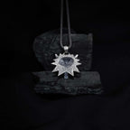 Sterling Silver Wolf Pendant Necklace | Viking Howling Wolf Men Jewelry   Charmora Jewelry