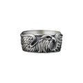 Eagle Ring Sterling Silver, Bird Wrap Ring, Wildlife Jewelry, Animal Lover Gift, Adjustable Band   Charmora Jewelry