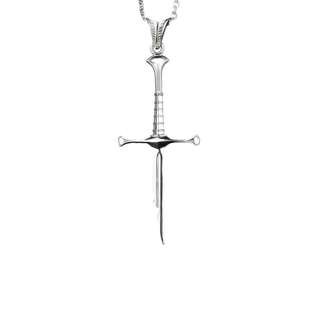 925 Silver Sword Necklace Handmade Warrior Pendant   Charmora Jewelry