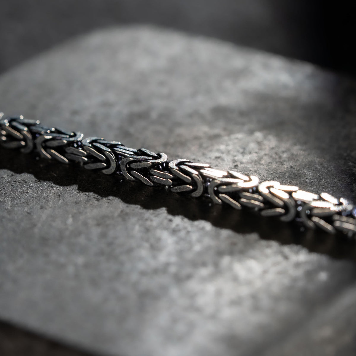 Byzantine Square Chain  Necklace  Charmora Jewelry