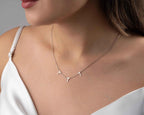 Personalized Sterling Silver Number Necklace - Angel Number Pendant