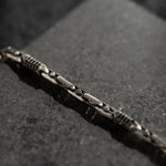 Zirconia Byzantine Link Chain Bracelet  Bracelet  Charmora Jewelry