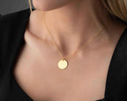 Dainty 18K Gold Over Sterling Silver Necklace: Elegant Women's Jewelry