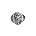 Sterling Silver Saint Christopher Ring: Religious Christian Jewelry   Charmora Jewelry