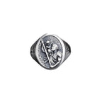 Sterling Silver Saint Christopher Ring: Religious Christian Jewelry   Charmora Jewelry